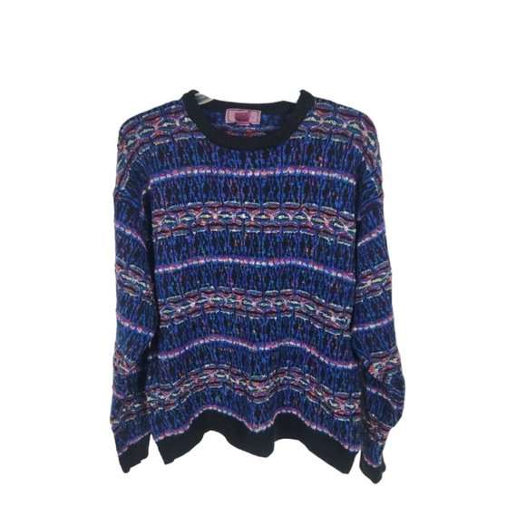 Concrete Mix Sweaters Vintage 9s Concrete Mix Sweater Mens Xl